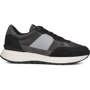 Boss Jace Runn Sneakers - Leer - Heren - Grijs - Maat 44