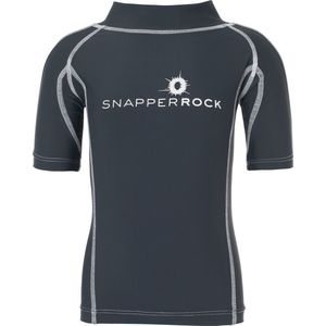 Snapper Rock Unisex UV-zwemshirt  - Donkerblauw / Wit - Maat 98-104