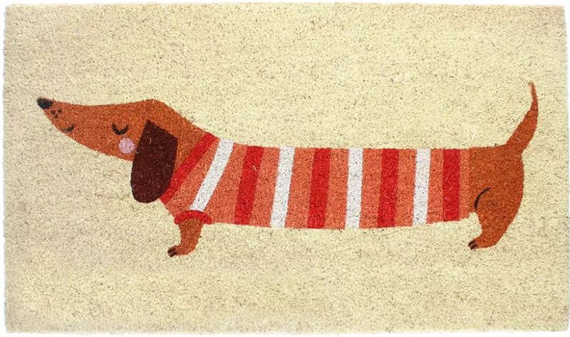 Rex London - Deurmat Teckel met Trui (73x43cm)