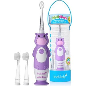Elektrische Oplaadbare Tandenborstel voor Kinderen met 3 Borstelkoppen - Voor Leeftijd 0-10