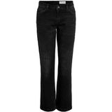 Noisy may - NMNILA LW WIDE JEANS - Jeans - Zwart - Laag - Wijd