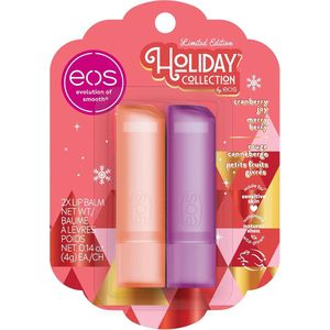 eos Limited Edition Lip Balm Sticks – Cranberry Joy & Merry Berry – Lippenbalsem