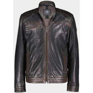 Donders 1860 - Lederen Jack - Zwart - Leather Jacket 52695/915