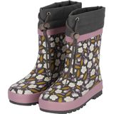 Morethansocks - Hoge Regenlaarzen - Multi Color - Bloemenprint