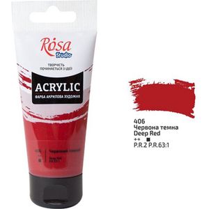 Rosa Studio Acrylverf 75 ml 406 Deep Red