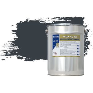 Wixx AQ 300 Excellent Betonverf - 10L - RAL 7016 | Antracietgrijs