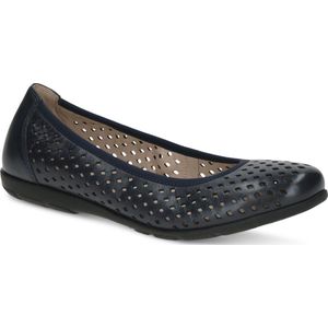 Caprice - 9-22114-44 - Ballerina - Zwart - Leer - G-Breedte