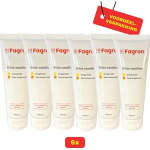 Fagron Witte vaseline - 6x100gram voordeelverpakking