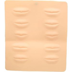 Lip Tattoo Exercise Skin - Moderate Thickness Skin for Eyelash Care - Personal Beauty and Makeup .