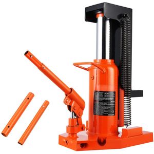 Hydraulische Krik - 10 Ton Hefkracht Boven - 5 Ton Hefkracht Voet - Verstelbare Hefhoogte - Veiligheidsklep