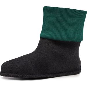 Ladeheid Sokken voor Regenlaarzen - Kinderen - Fleecesokken - LA-LA40-249-WW - Smaragdgroen - 22/23