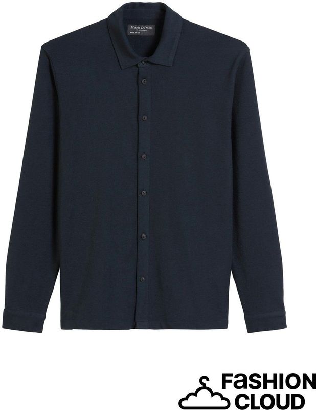 Marc O'Polo Overhemd  donkerblauw