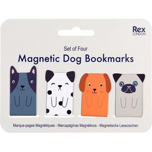 boekenlegger Hond magnetisch 4 stuks