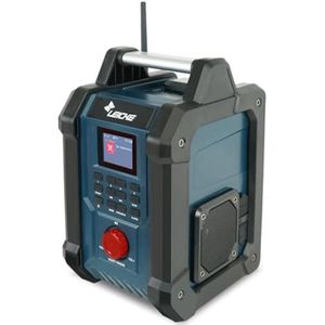 Robuuste Bouwplaatsradio met DAB+, FM, Bluetooth en Accu