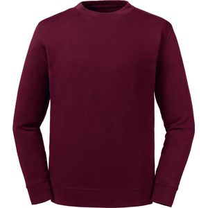 Omkeerbare Pure Organic Sweater 'Russell' Burgundy - XXL