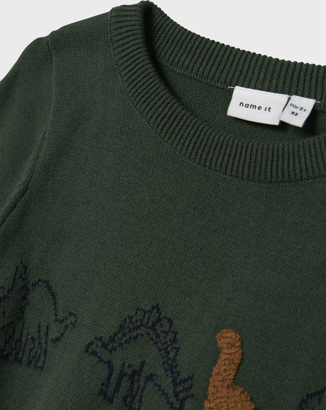 Name It - Nmmneville Ls Knit Box - Gebreide Trui - Topiaire de jardin