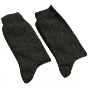 Set van 2 paar wollen en katoenen kniekousen