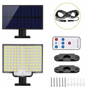Novity® | Halogeen Solar Schijnwerper – LED Lamp IP44 met Bewegingssensor