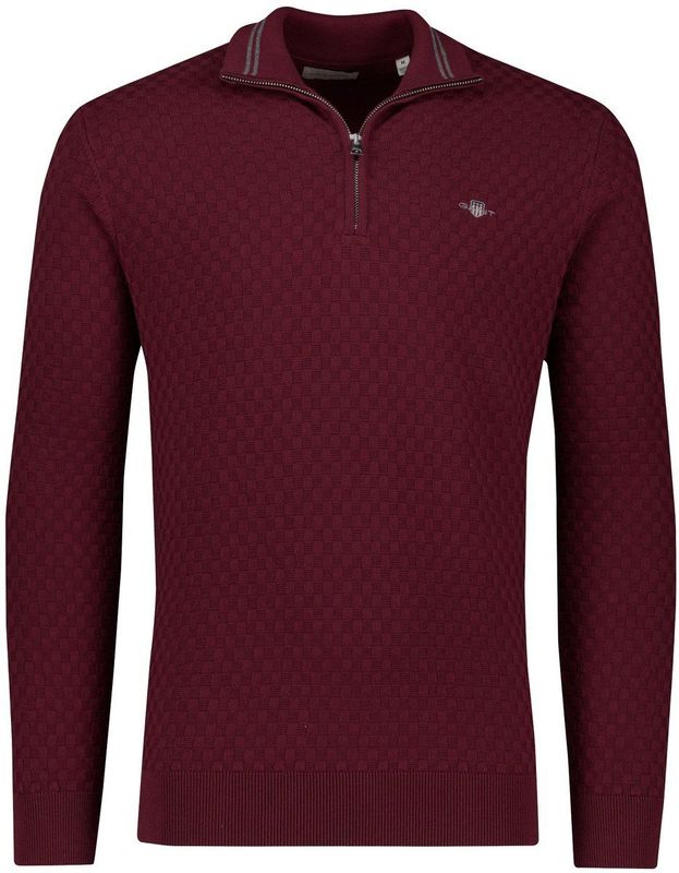 GANT Micro Textuur HZ, Plumped Rood, S