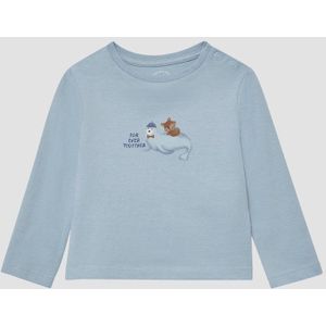 T-shirt - Lange Mouwen - Zacht Jersey - Vrolijke Print - Kindermode