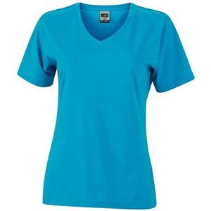 James and Nicholson Dames/dames Workwear T-Shirt (Turquoise)