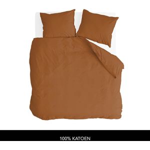 Byrklund Dekbedovertrek Sleep Softly - 240x220 - 100% Katoen - Cognac