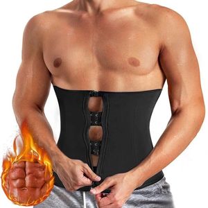 Latex bodyshaping riem voor heren, sporttaille shaper, body shaper-M