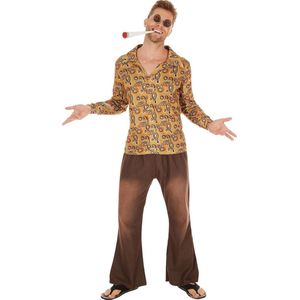 dressforfun - herenkostuum hippie John XL - verkleedkleding kostuum halloween verkleden feestkleding carnavalskleding carnaval feestkledij partykleding - 300965