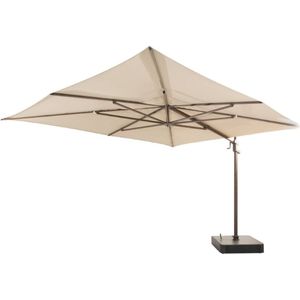 Finca zweefparasol 400x300 cm houtlook frame sand 4 Seasons Outdoor
