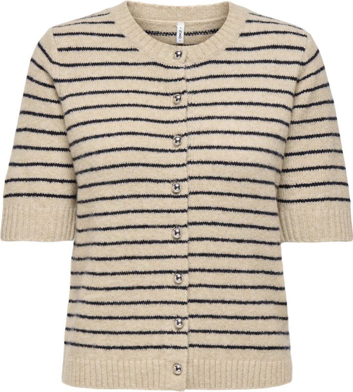 ONLY - ONLCHESTER LIFE SS STRIPE CARDI CC KNT - Meisjes - Cardigans