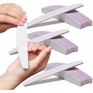 100x Nagelvijl Boot 150/150 Grijs - Professioneel