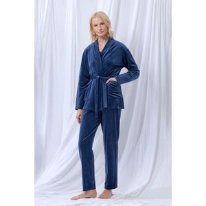 lords x lilies Dames huispak met topje donkerblauw - maat XXL