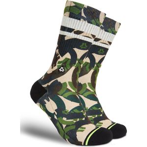 FLINCK Sportsokken - Army Camo - Maat 45-48 - Unisex - Heren Sokken - Dames Sokken - Naadloze sokken - Crossfit Sokken - Hardloop Sokken - Fitness Sokken - Fietssokken