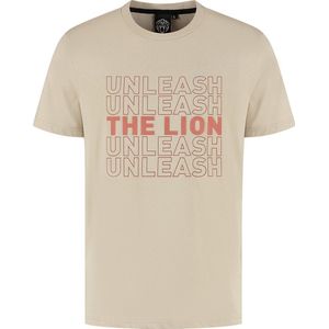 Max Verstappen - Unleash The Lion - T-shirt - Desert Dust