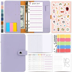 Budgetplanner Paars / Lila - Budget - Budget planner map - Huishoudboekje -Budget Binder - Leren Omgaan met Geld - Financiële Vrijheid - Budget planner met geldmapjes - Financiële Planner - Spaarmap - Kasboek - Budget Planner - Geld besparen