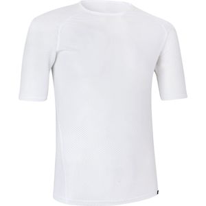 GripGrab - Ultralight Mesh Korte Mouw Base Layer Zomer Fiets Ondershirt Polygiene Zweethemd - Wit - Heren - Maat L