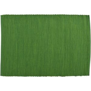 Tafelloper Breeze - Groen - 35 x 100 cm - 100% katoen