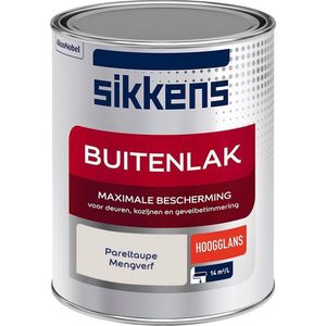 Sikkens Buitenlak - Verf - Hoogglans - Mengkleur - Pareltaupe - 1 liter