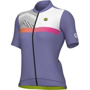 Ale Pr-s Zig Zag Korte Mouw Wielertrui Paars S Vrouw