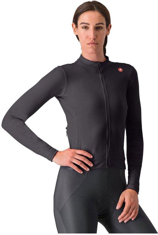 Castelli - Espresso Thermal - Trui - Zwart - Lange Mouwen