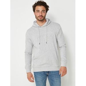 Mexx Hoodie With Sherpa Embroidery Mannen - Grijs - Maat XL