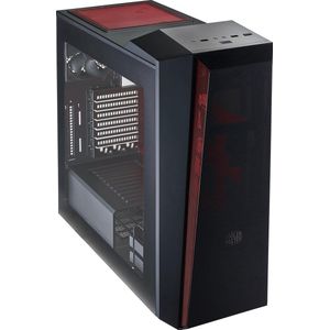 Cooler Master MasterBox 5t Midi Tower Zwart, Rood
