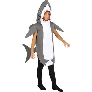 FUNIDELIA Haaien Kostuum - Haaienpak voor Kinderen - 5-6 jaar (110-122 cm)