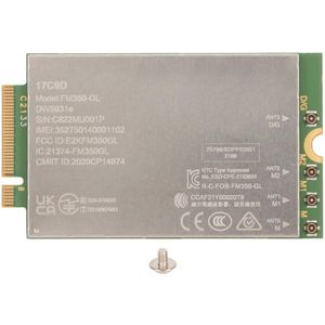 4G LTE Module, DW5931e Network Card, 4.67Gbps Download Wireless Module, 5G NO 4G LTE 3G WCDMA GNSS Modem, MIMO Technology, for Laptop Desktop