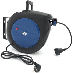 HBM - Automatische Stroomhaspel - IP20 - 3x 1,5 mm - 15 Meter Kabellengte