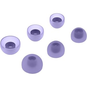 Earbuds - Compatibele Oordopjes voor Samsung Galaxy Buds 2 - 3 Pairs - 6 Stuks - Silicone Vervangende Oordopjes - Klein/Middelgroot/Groot - Lichtpaars