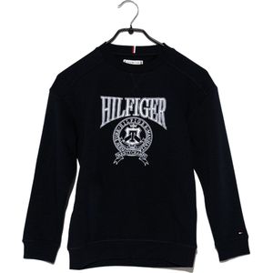 Tommy Hilfiger Kids Varsity Sweatshirt Kids - Unisex - Zwart