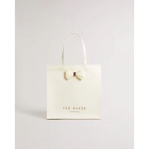 TED BAKER - Plain Bow Icon Bag - Ivory - Large - Tote