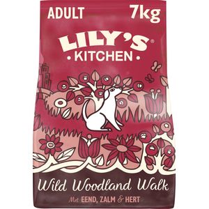 Lily's Kitchen Wild Woodland Walk - Hondenvoer Droogvoer - Eend Zalm & Hert - 7 kg