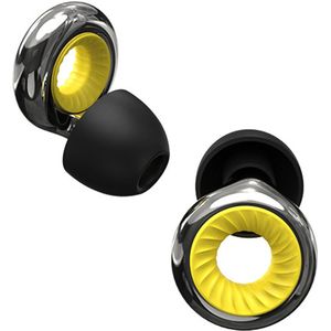 Oordopjes met ruisonderdrukking - oordopjes - oordopjes slapen - 25-32 dB geluidsisolatie - Voor vliegtuigen, treinen, studeren, werk - Concerten, feesten, DJ-specifieke oordopjes - Geel
